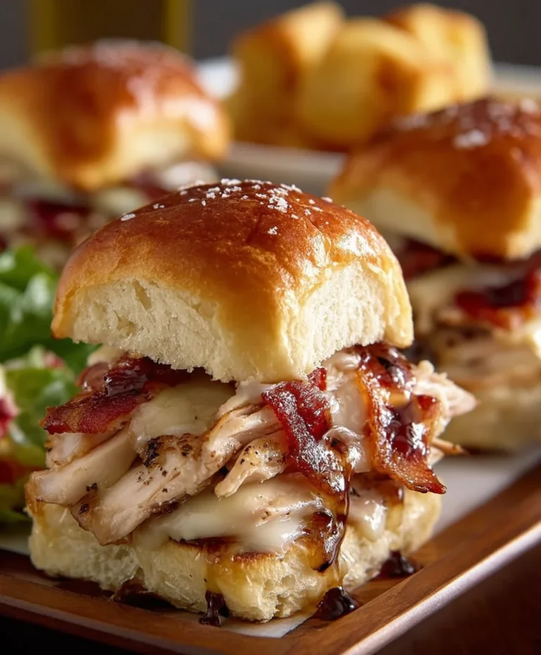 Maple Chicken Beef Beef Bacon Sliders-Sweet Savory Bite