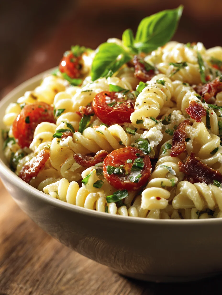 High-Protein Italian Pasta Salad-Easy & Delicious