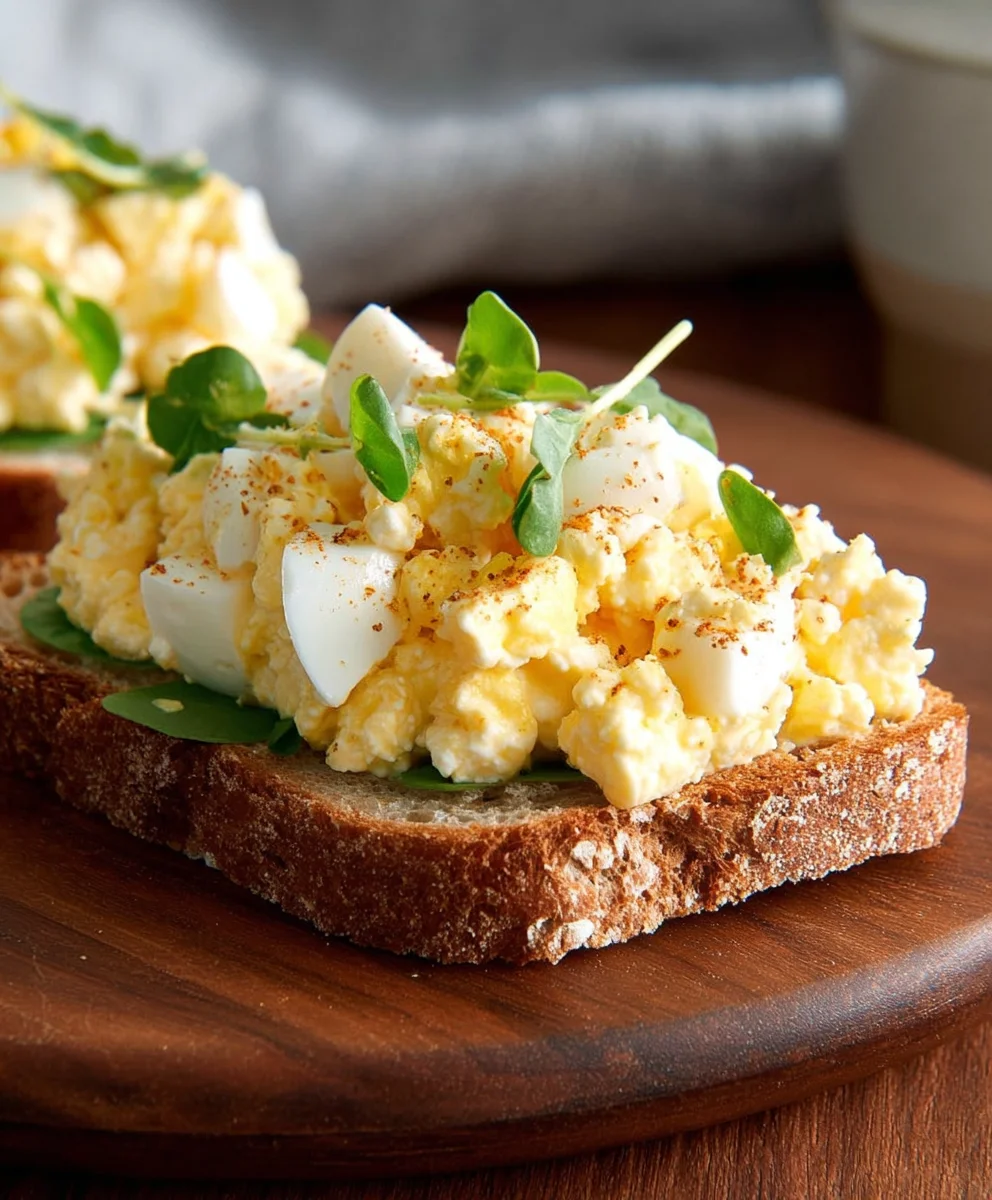 Egg Salad Cottage Cheese No Mayo Healthy Recipe