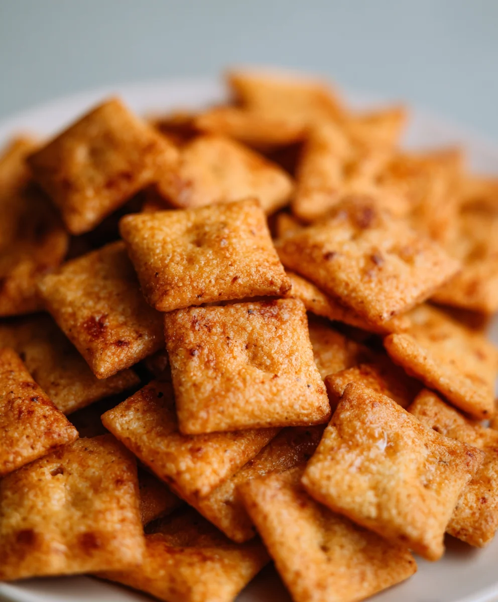 Easy Sourdough Cheez-Its- Homemade Snack Crackers