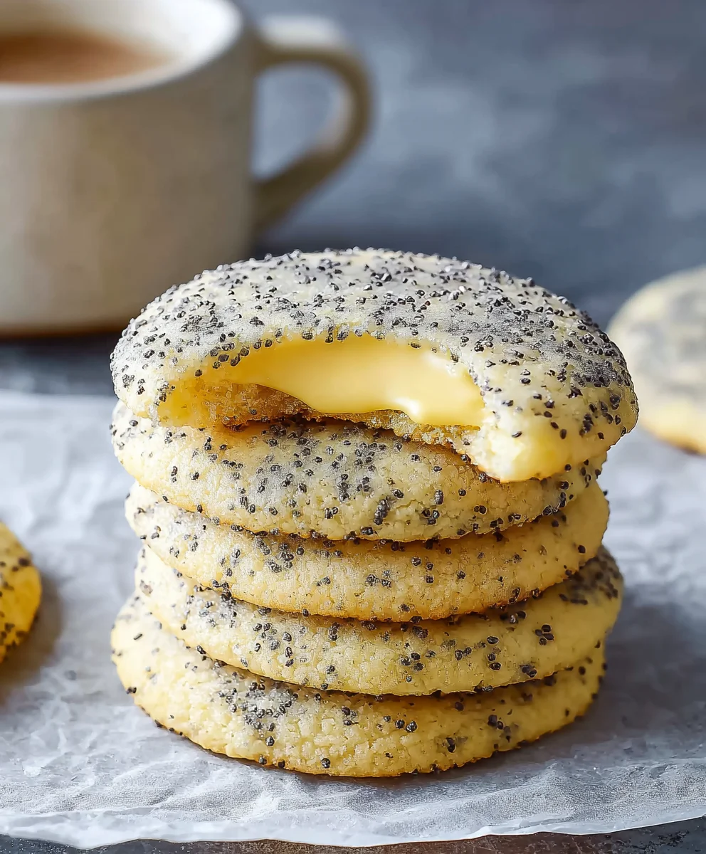 Lemon Poppy Seed Cookies - Easy Crum extractble Recipe