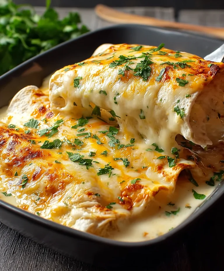 Easy White Chicken Enchiladas – Delicious & Quick Dinner
