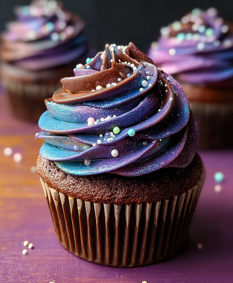 Galaxy Cupcakes - Swirls of Cosmic Color