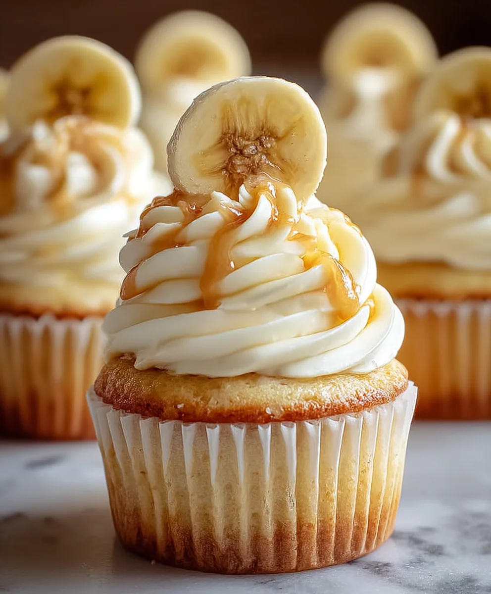 Banana Pudding Cupcakes-Easy Dessert Recipe