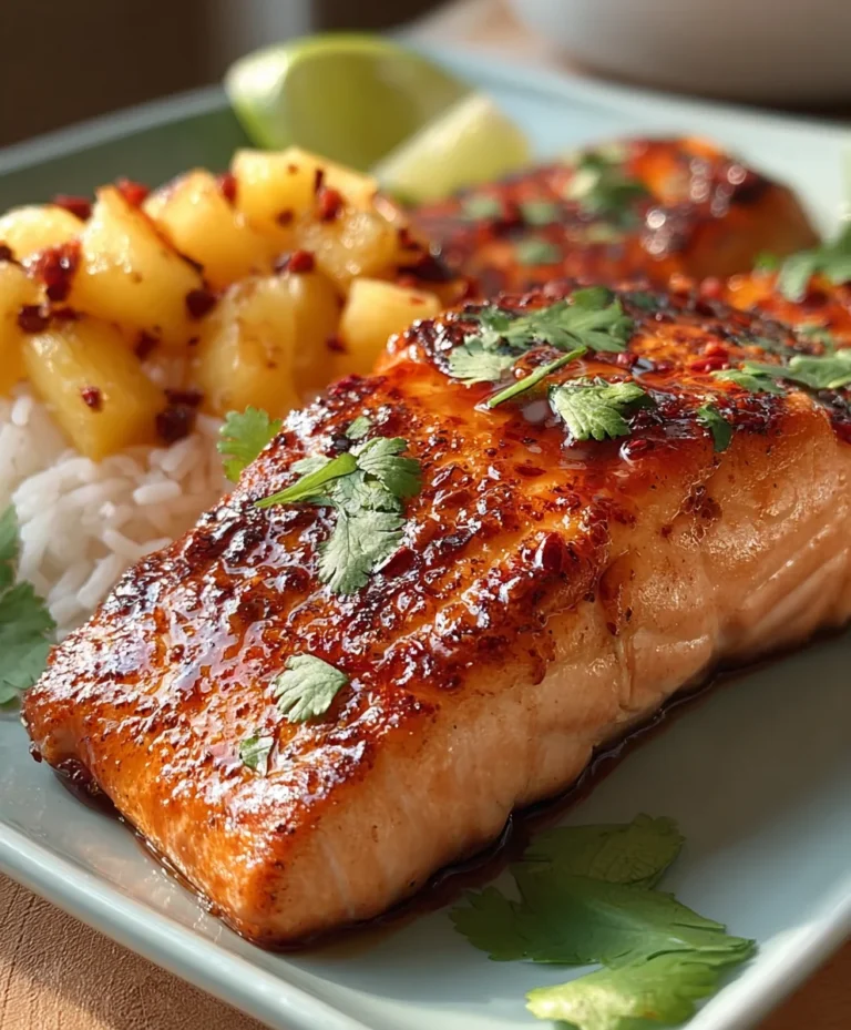 Spicy Pineapple Chipotle Salmon Recipe – Easy Flavorful
