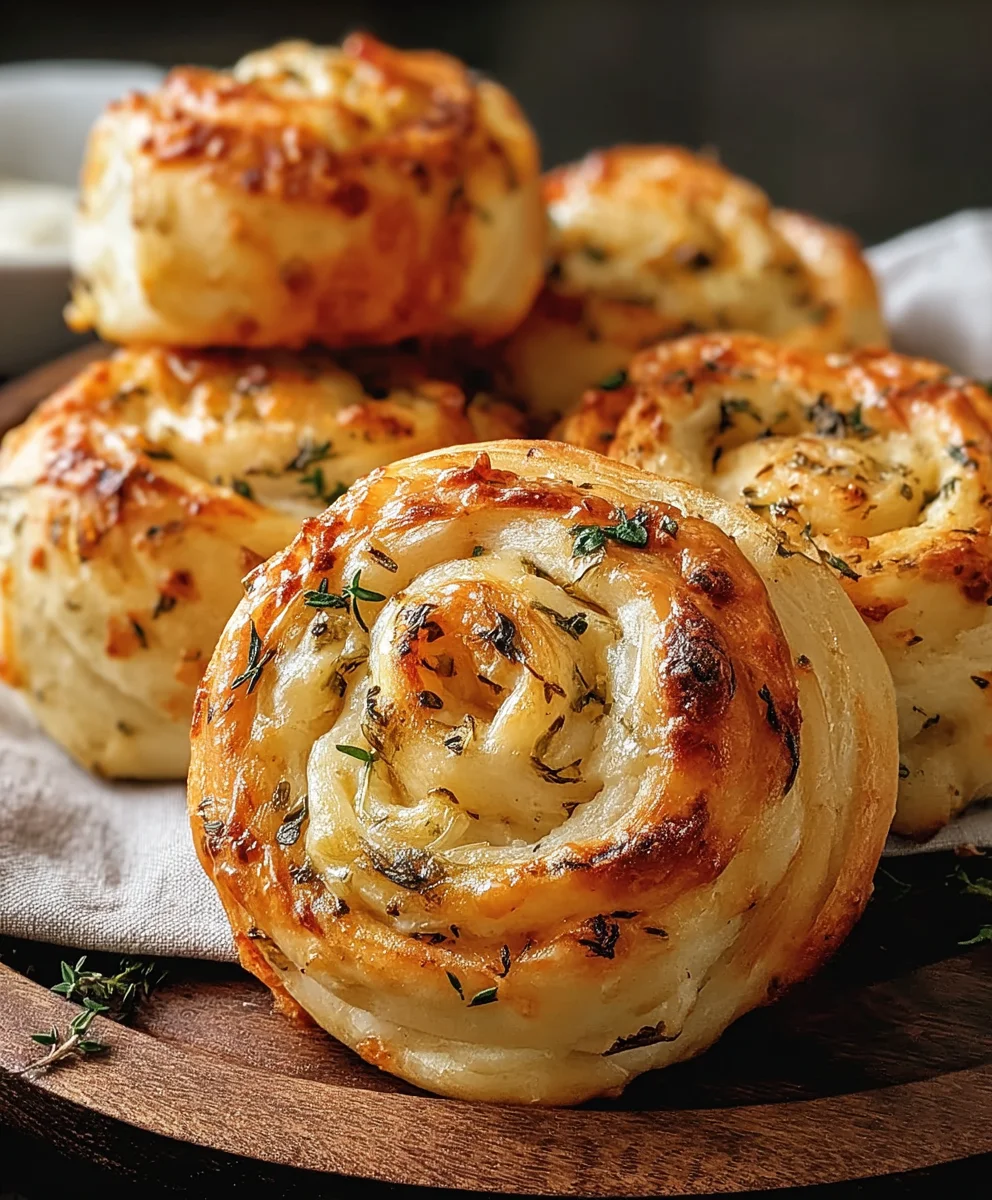 Sourdough Herb Cheese Rolls - Easy Flavorful Bake