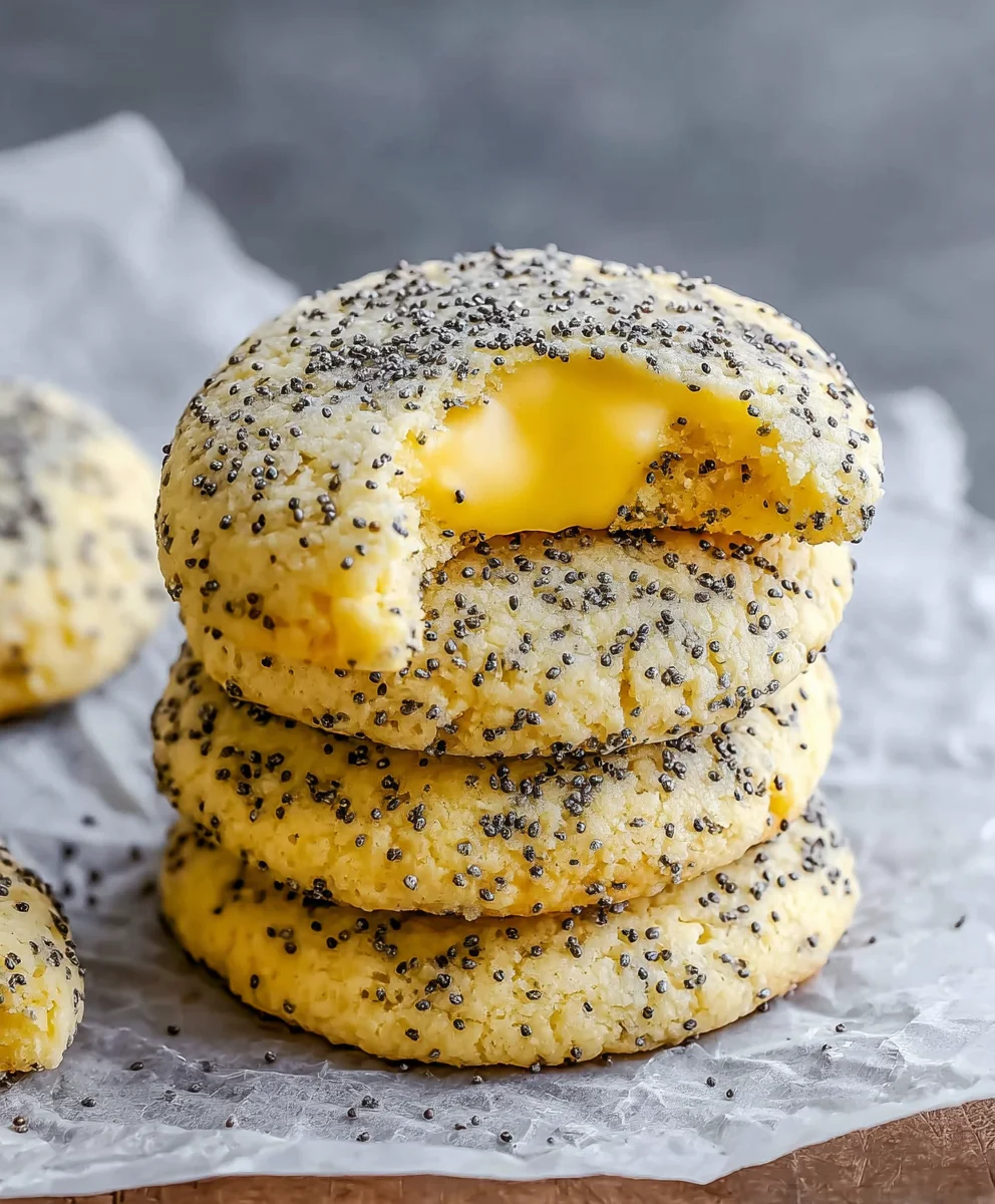 Lemon Poppy Seed Cookies - Easy Crum extractble Recipe