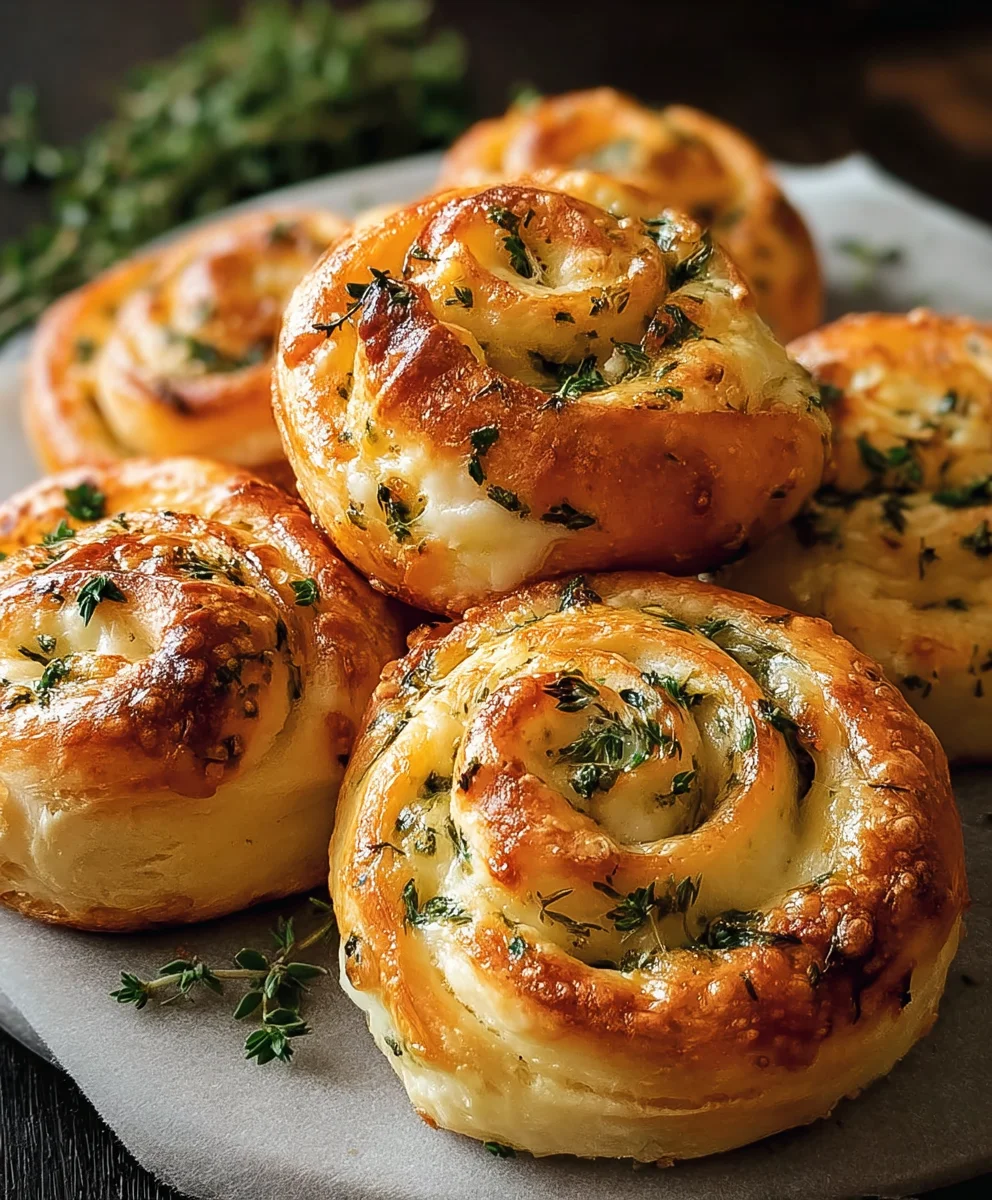 Sourdough Herb Cheese Rolls - Easy Flavorful Bake