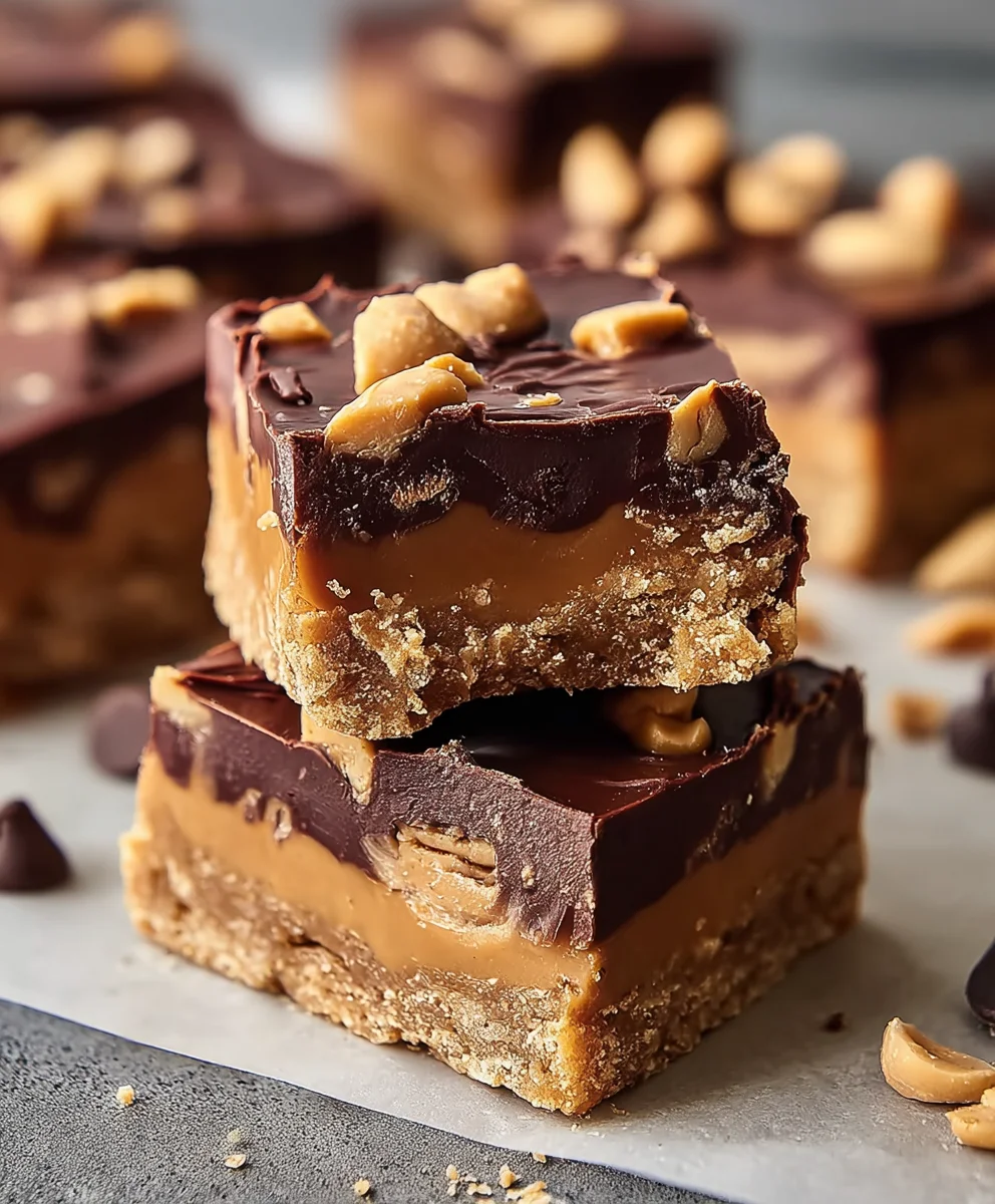 Easy Chocolate Peanut Butter Bars Recipe