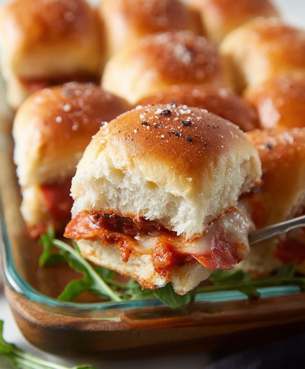 Easy Beef Pizza Sliders - Quick Appetizer Recipe