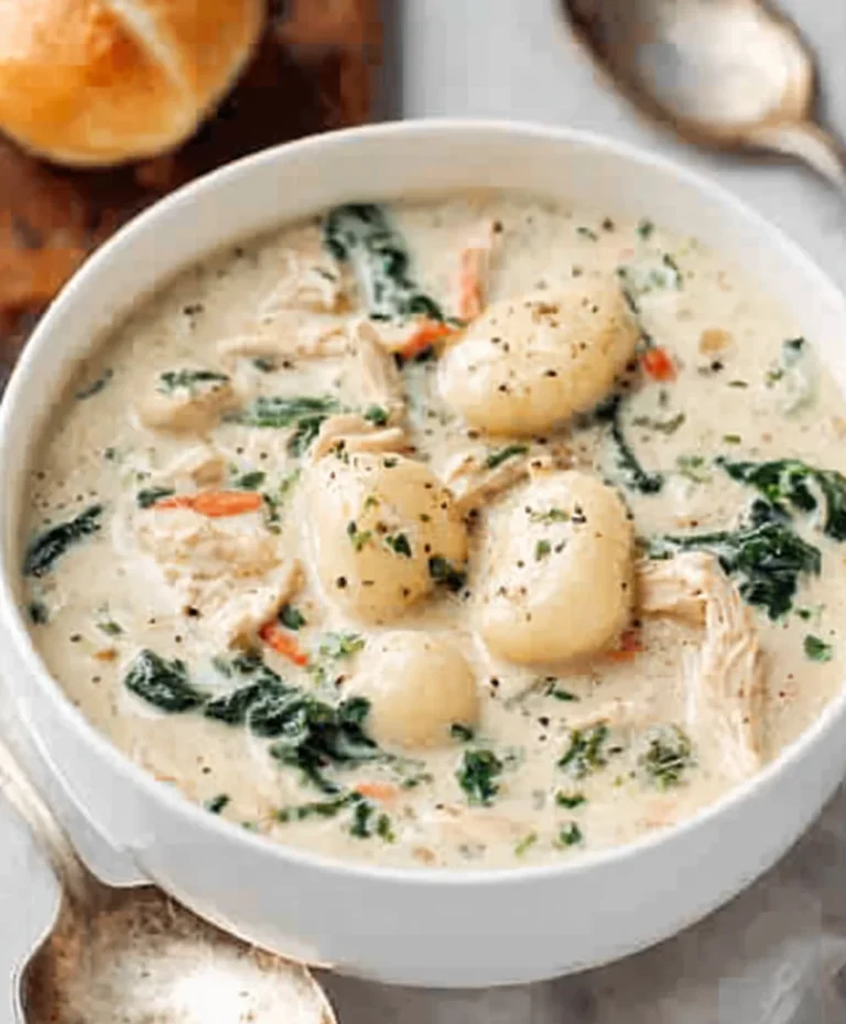 Olive Garden Chicken Gnocchi Soup Recipe-Copycat