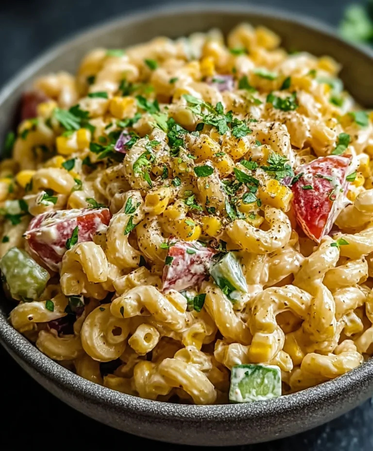 Mexican Street Corn Pasta Salad – Must Try Recipe