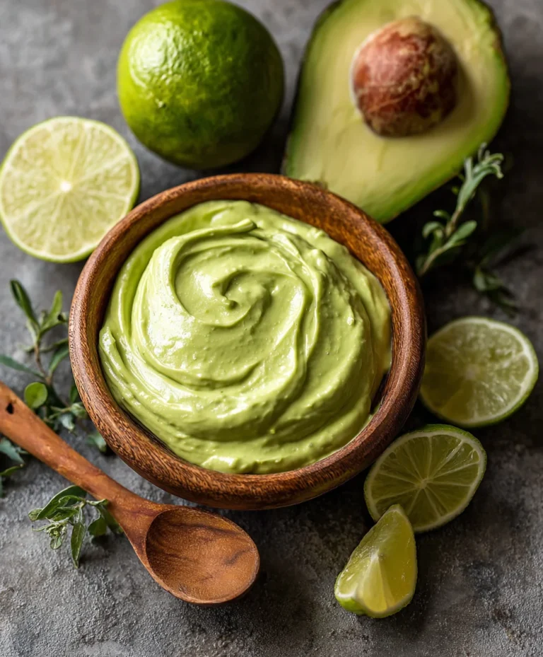 Creamy Avocado Crema Recipe – Tacos Salads & More