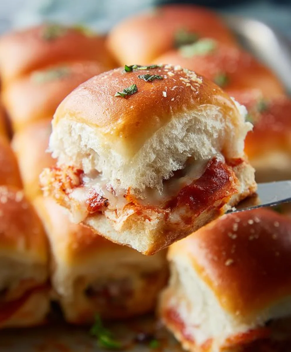 Easy Beef Pizza Sliders - Quick Appetizer Recipe