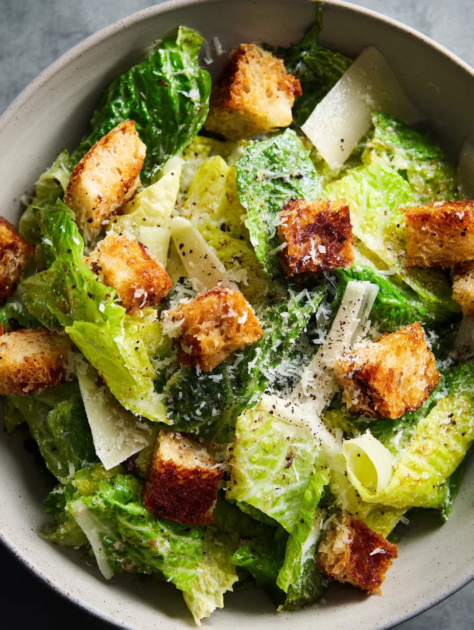 Amazing Vegetarian Caesar Salad - Easy & Delicious