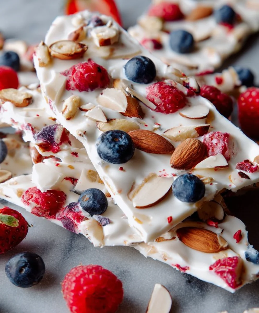 Easy Frozen Yogurt Bark - Healthy Treat Recipe