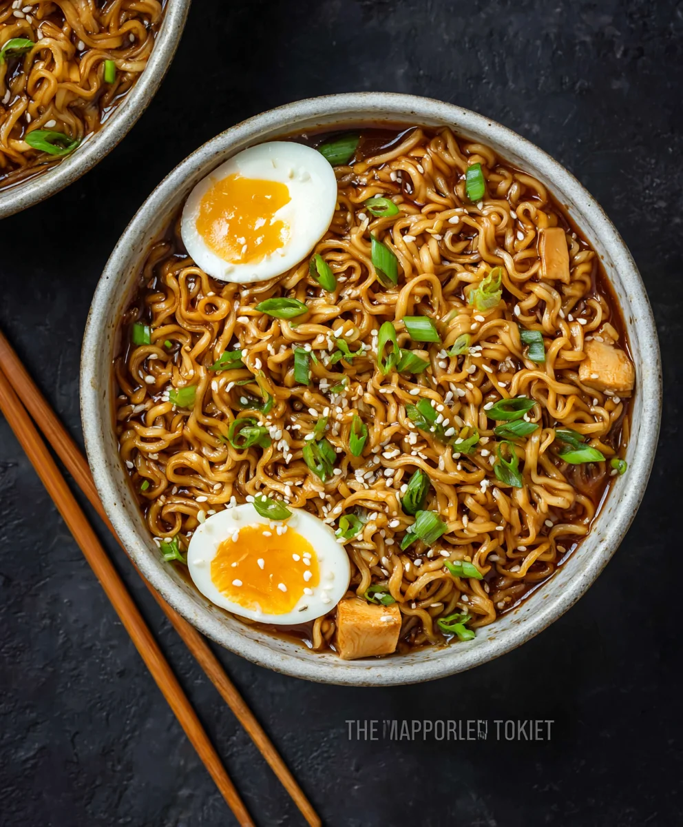 Easy Saucy Beef Ramen Noodles Recipe