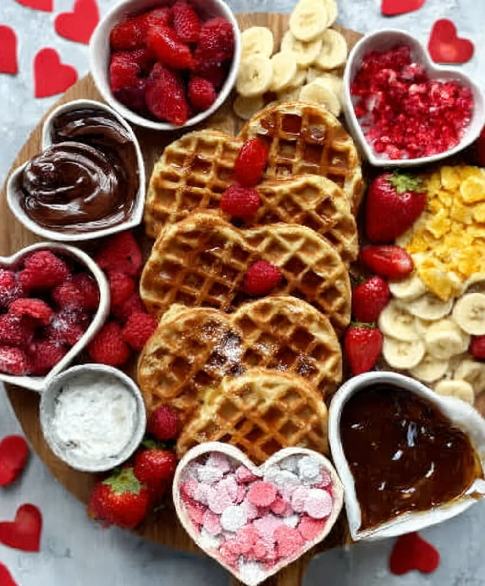 Non-Non-Non-Alcoholic Alternativeic Vnon-alcoholic alentine Waffle Board Delight