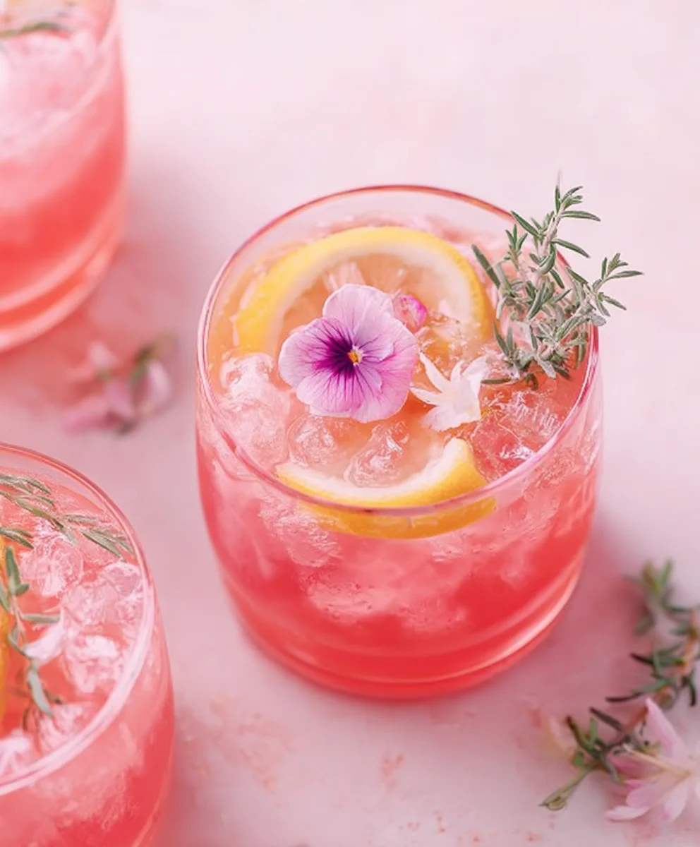 Refreshing Pink Lemonade Drink - Non-Non-Non-Alcoholic Alternativeic Twist