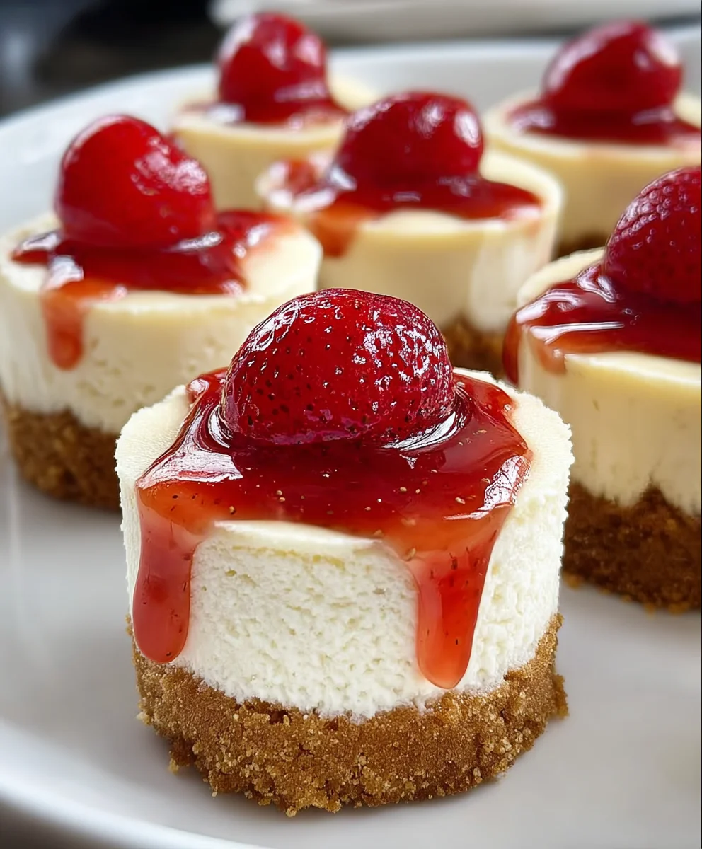 Easy Mini Cheesecakes Vanilla Wafer Crust Recipe