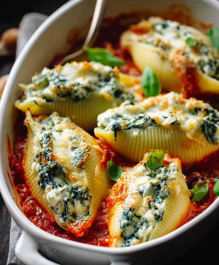 Spinach Ricotta Stuffed Shells – Easy Dinner Recipe