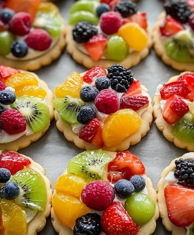 Fruit Pizza Cookies