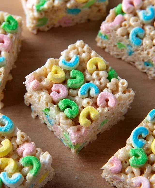 Lucky Charms Rice Krispie Treats