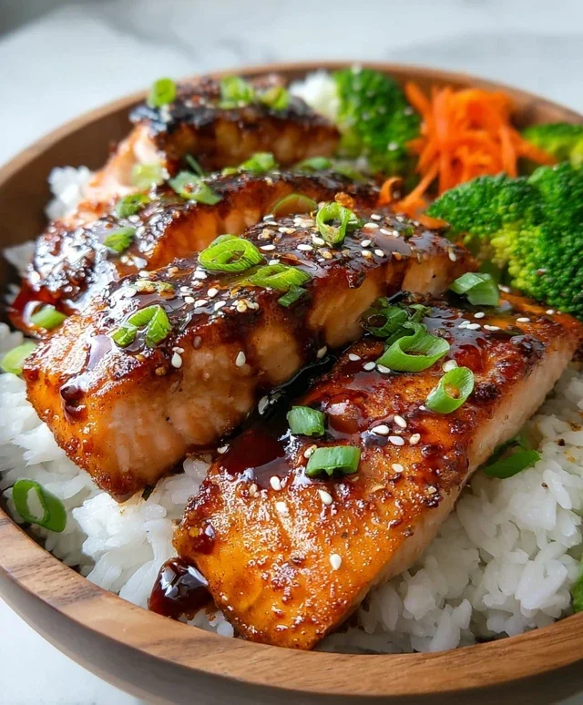 Meal Prep Teriyaki Salmon Rice Bowls