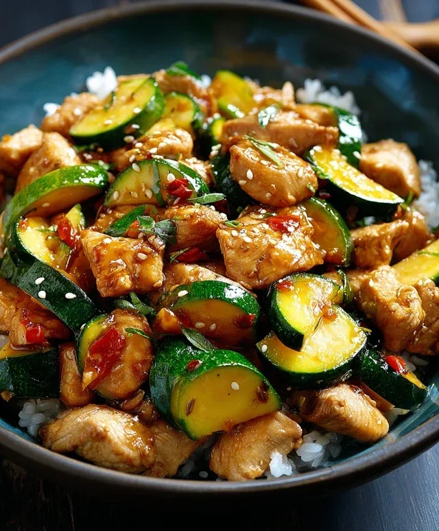 Chicken Zucchini Stir Fry