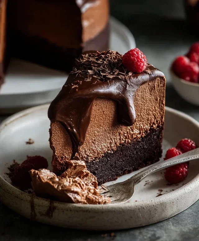 Vegan Chocolate Mousse Cake