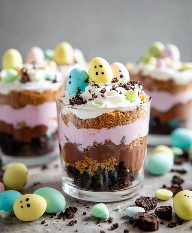 Easter Dirt Cups