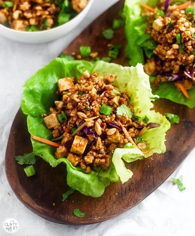 Tofu Lettuce Wraps