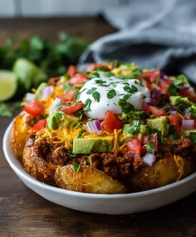 Loaded Potato Taco Bowl