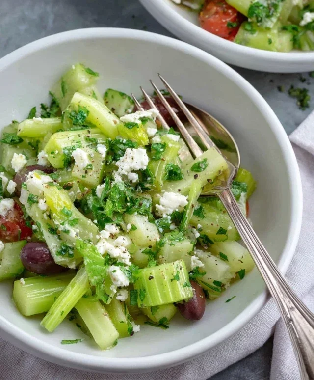 Mediterranean Celery Salad