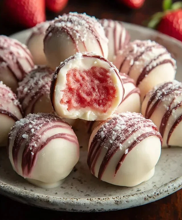 Strawberry Truffles