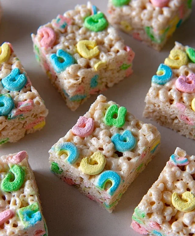 Lucky Charms Rice Krispie Treats