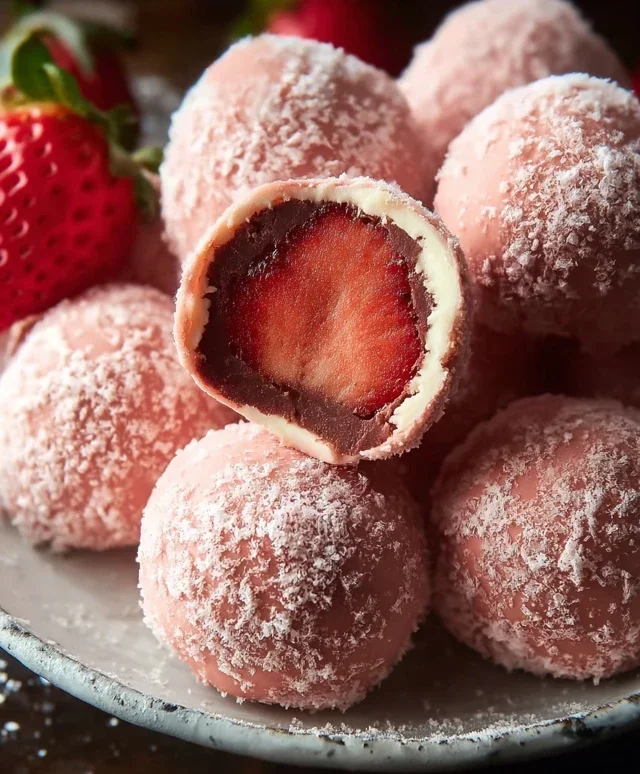 Strawberry Truffles