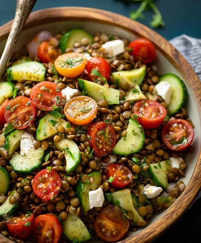 Mediterranean Lentil Salad
