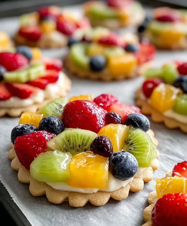 Fruit Pizza Cookies