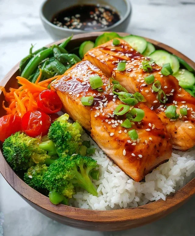Meal Prep Teriyaki Salmon Rice Bowls
