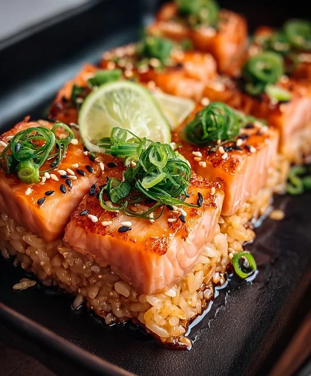 Salmon Crispy Rice