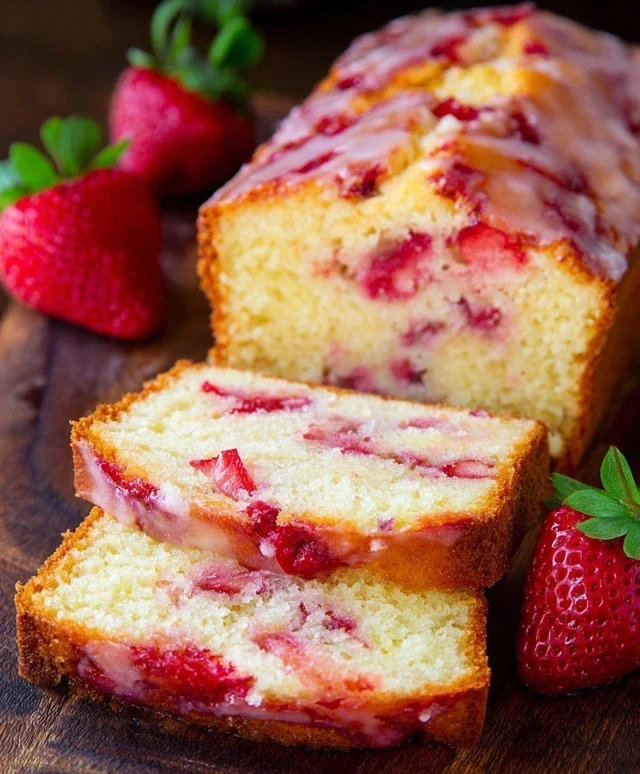 Strawberry Pound Cake