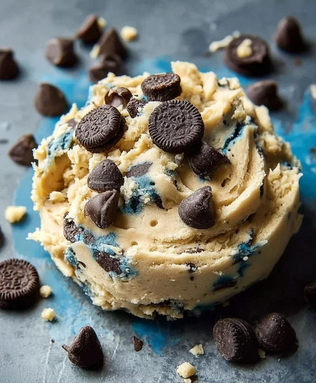 Cookie Monster Edible Cookie Dough