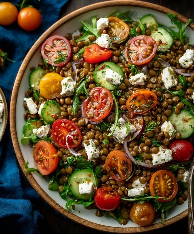 Mediterranean Lentil Salad