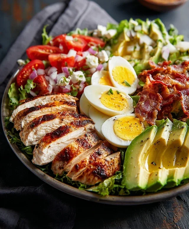 Pnon-non-non-alcoholic alternativeic non-alcoholic aleo Grilled Chicken Cobb Salad