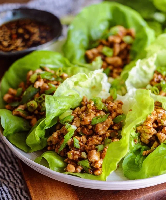 Chicken Lettuce Wraps (PF Chang's Copycat)