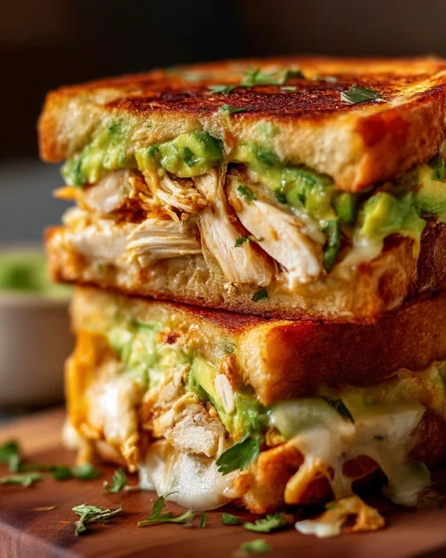 Chicken Avocado Melt Sandwich
