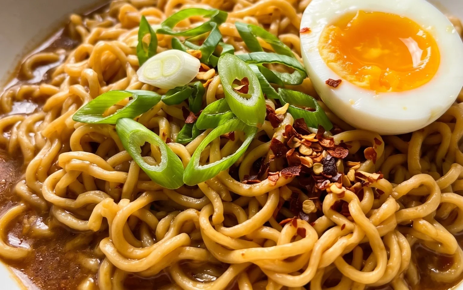 Easy Saucy Ramen Noodles