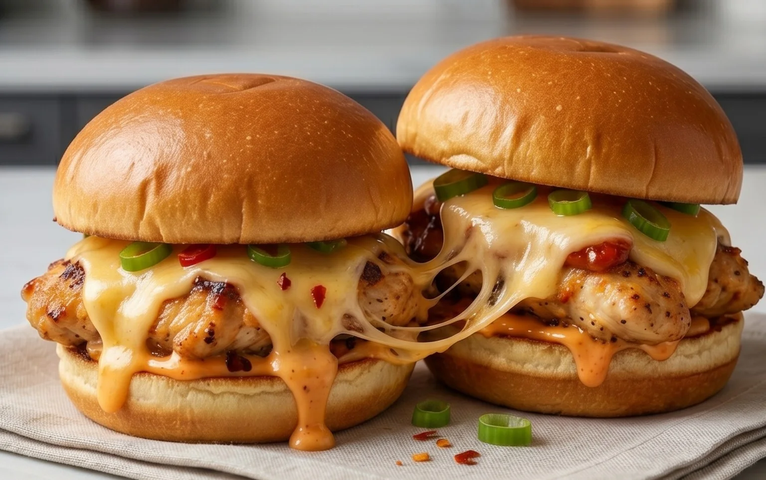 Cheesy Dynamite Chicken Buns