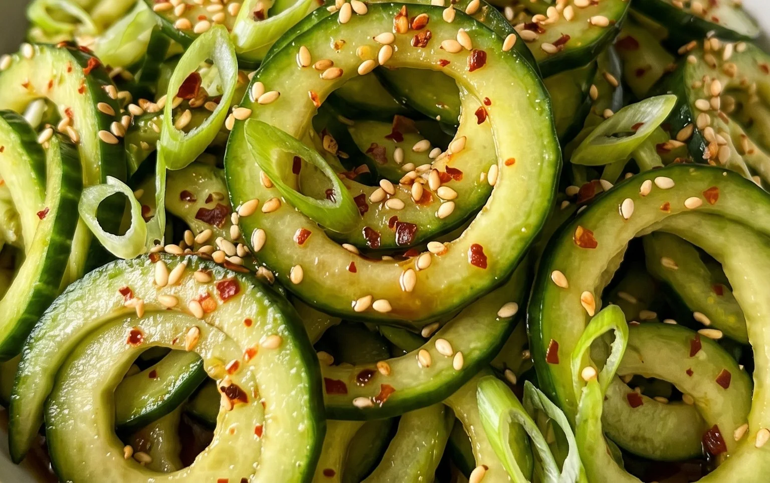 Spiral Cucumber Salad: Korean-Inspired Recipe